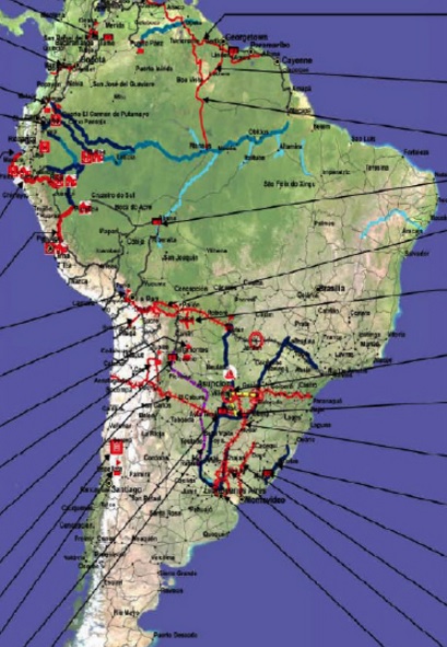 El proyecto IIRSA para un mayor saqueo de los territorios en Suramérica y Wallmapu