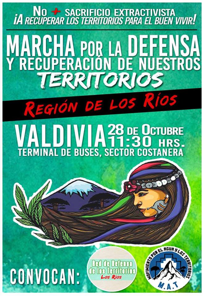 Invitan a marcha por la defensa y recuperación de los territorios