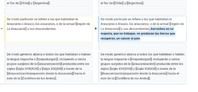 «Un cáncer al país»: página Wikipedia en referencia al pueblo Mapuche es editada desde una IP del Gobierno