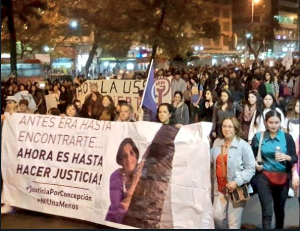 Capsulas informativas sobre tomas y manifestaciones feministas