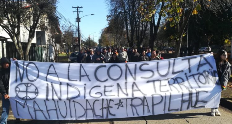 Comunidades Mapuche marcharon en contra de Consulta Indígena y privatización de tierras