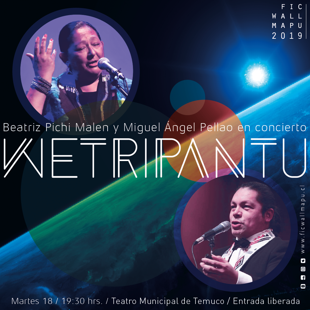 CONCIERTO WE TRIPANTU EN EL TEATRO MUNICIPAL CON BEATRIZ PICHI MALEN Y EL TENOR PEHUENCHE