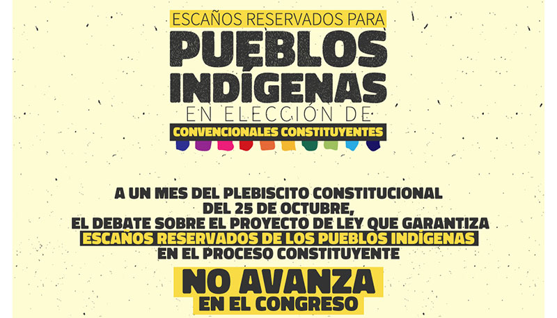 Organizaciones exigen a Parlamentarios representación indígena en Proceso Constituyente: «No estamos pidiendo por favor si no exigiendo un derecho»