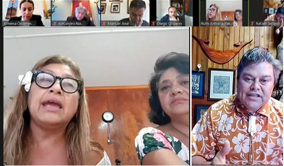 Exponen ante Comisión del Senado situación de abandono estatal a Rapa Nui e incumplimientos normativos