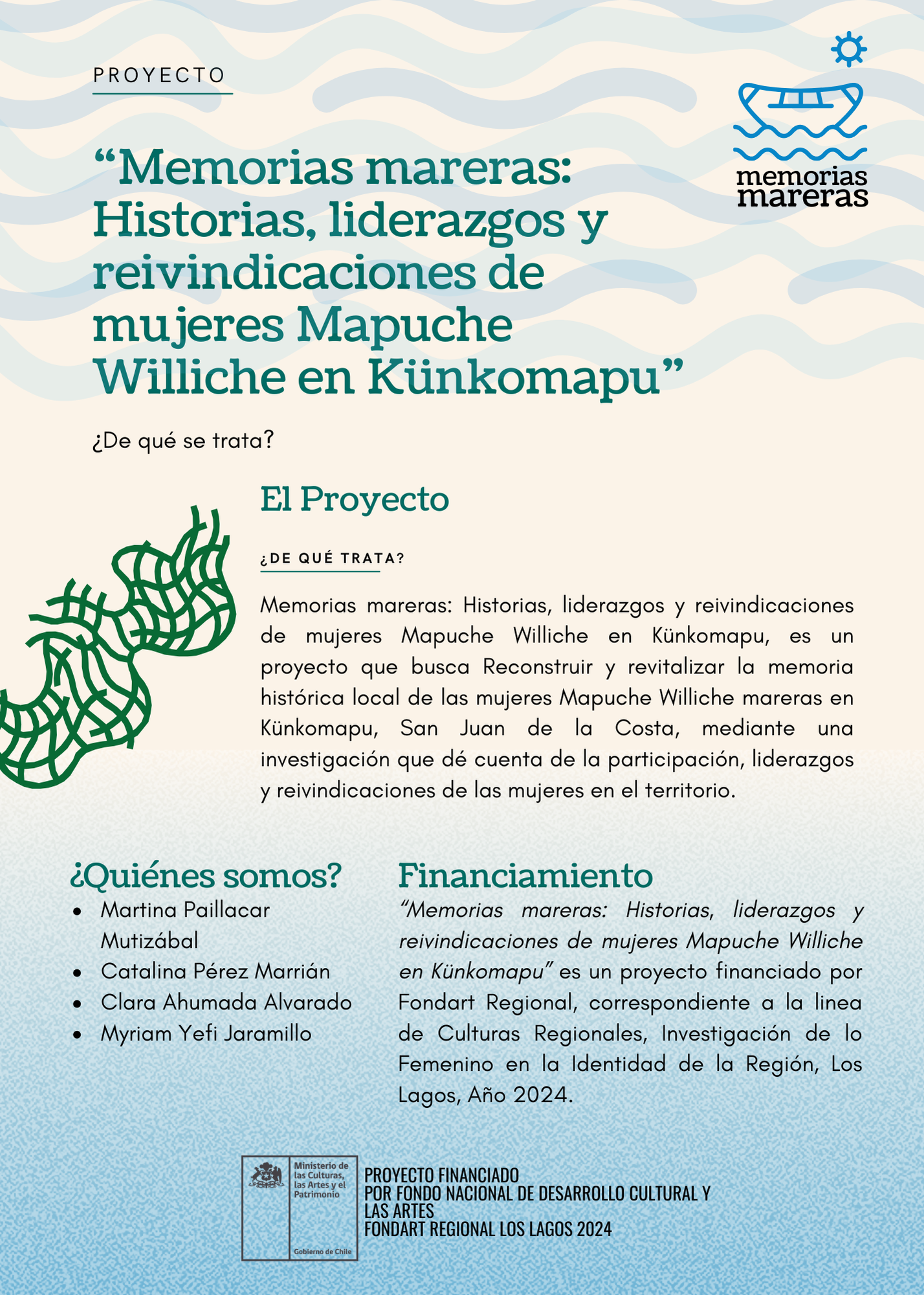 En Chawrakawin (Osorno) realizan investigación sobre memorias mareras: “Historias, liderazgos y reivindicaciones de mujeres Mapuche Williche en Künkomapu”