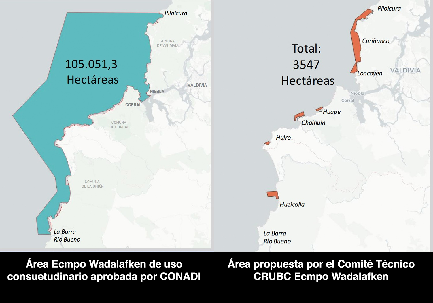 ECMPO Wadalafken: denuncian falencias técnicas y jurídicas en documento de la CRUBC