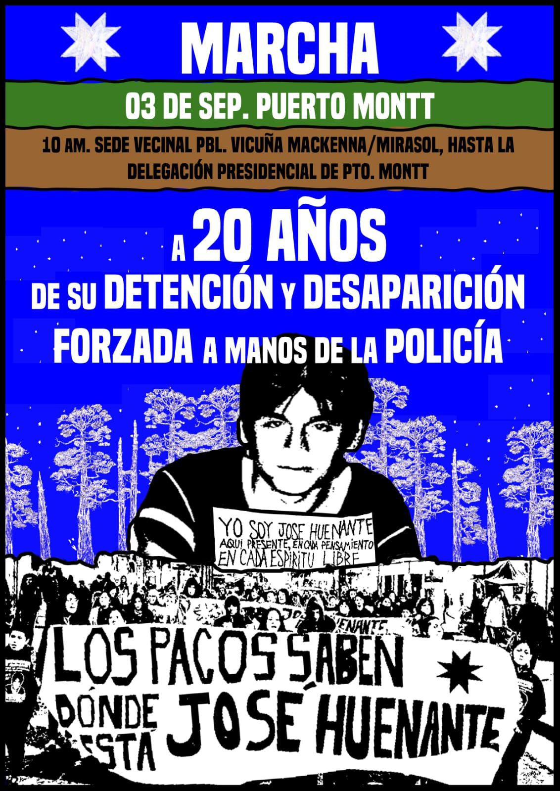 Familia de José Huenante, joven Mapuche detenido desaparecido: «Seguiremos en pie de lucha exigiendo justicia»